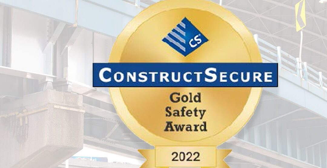 2022 Construct Secure Gold Safety Award